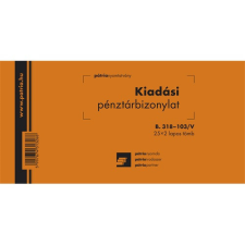 Pátria Nyomtatvány Kiadási pénztárbizonylat 25x2 lapos tömb 203x102 mm nyomtatvány