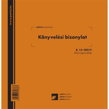 Pátria Nyomtatvány Könyvelési bizonylat 50x2 lapos tömb 203x198 mm nyomtatvány