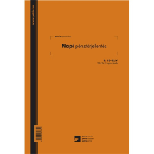 Pátria Nyomtatvány Napi pénztárjelentés 25x2+2 lapos tömb A/4 álló nyomtatvány