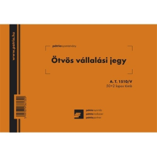 Pátria Nyomtatvány Ötvös vállalási jegy 50x2 lapos tömb 203x140 mm nyomtatvány