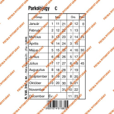 Pátria Nyomtatvány Parkolójegy 100 lapos tömb 80x120 mm nyomtatvány