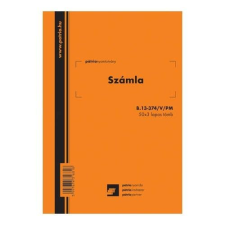 Pátria Nyomtatvány Számla 25x4 lapos tömb A/5 álló nyomtatvány