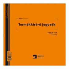 Pátria Nyomtatvány Termékkísérő jegyzék 25x4 lapos tömb nyomtatvány