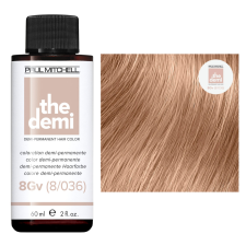 Paul Mitchell - The Demi Féltartós Hajszínező - 8GV Arany-Lila Világosszőke 60ml hajfesték, színező