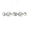 Paul Neuhaus Leuchten Direkt CURLS 19033-18 függeszték, 1x40,8W LED, 3000K, 4692 lm