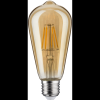 Paulmann 28523 LED E27 Speciális forma 6 W = 42 W arany (Ø x Ma) 64 mm x 145 mm 1 db (PL28523)