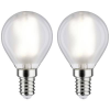 Paulmann 28919 LED EEK F (A - G) E14 Csepp forma 4.8 W = 40 W Semleges fehér (Ø x Ma) 45 mm x 78 mm 2 db (28919)