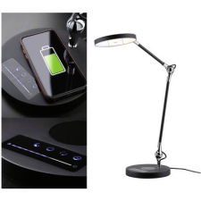 Paulmann LED-es íróasztali lámpa Qi töltővel 11 W, fekete, (78910) (78910) világítás