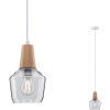 Paulmann Neordic Ylvie 79745 Függőlámpa LED E27 20 W Fa, Átlátszó (PL79745)