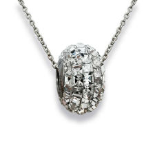 Pave- Swarovski kristályos ezüst nyaklánc nyaklánc