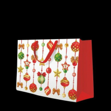 PAW Adorned Ornaments papír ajándéktáska horizontal 33,5x26,5x13cm ajándéktasak