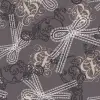 Paw Decor Collection P.W.SDL824007 Lacy Bows brown papírszalvéta 33x33cm,20db-os