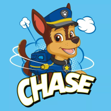 Paw Patrol Mancs őrjárat Chase varázstörölköző - 30 x 30 cm (MT) lakástextília
