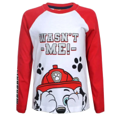 Paw Patrol Mancs Őrjárat Red gyerek hosszú póló (122)
