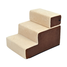  PawHut D06-004, kutyalétrák, 54x40x39 cm, hab, bézs / barna játék kutyáknak