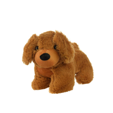 PAWS álló kutya plüssök – 23 cm, barna plüssfigura