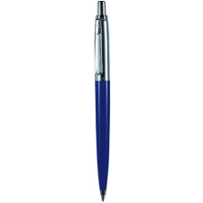 Pax Golyóstoll, 0,8 mm, nyomógombos, sötétkék tolltest, PAX, kék toll