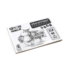 PAX JUNIOR Vázlatfüzet, 160 g, 32 lap, spirálos, B4 füzet