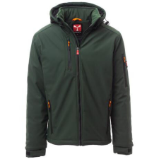  Payper Creek Pad bélelt softshell kabát erdőzöld/fekete férfi kabát, dzseki