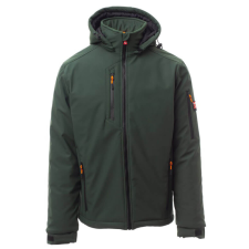 PAYPER Creek Pad Téli Bélelt Softshell Kabát Erdőzöld - 5XL munkaruha