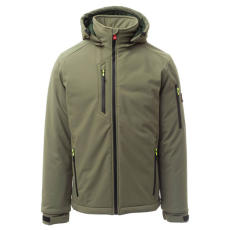 PAYPER Creek Pad Téli Bélelt Softshell Kabát Katonai Zöld - 5XL