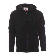 PAYPER Hawaii+ Cipzáras Kapucnis Fekete Pulóver - 3XL munkaruha