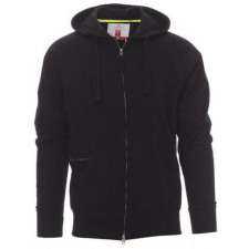  Payper Hawaii+ cipzáras kapucnis pulóver, fekete férfi pulóver, kardigán