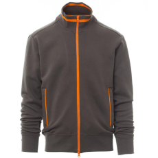 PAYPER Sydney Cipzáras Pulóver Szürke/Narancs - 2XL