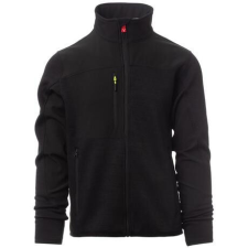  Payper Travel cipzáras pulóver, fekete/fekete férfi pulóver, kardigán