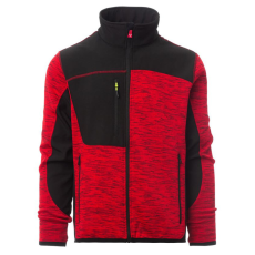 PAYPER Travel Piros/Fekete Cipzáras Pulóver - 5XL