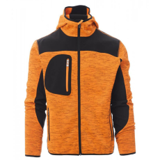 PAYPER Trip Narancssárga/Fekete Cipzáras Kapucnis Pulóver - XS