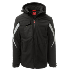 PAYPER Wonder Pad Bélelt Softshell Fekete Télikabát - 4XL