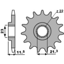 PBR Acél Standard Első Láncszem 2051 - 520 egyéb motorkerékpár alkatrész