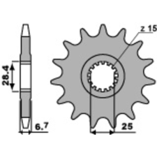 PBR Acél Standard Első Láncszem 2168 - 520 egyéb motorkerékpár alkatrész