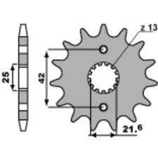 PBR Acél Standard Első Láncszem 513 - 530 egyéb motorkerékpár alkatrész