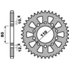  PBR Acél Standard Hátsó Láncsor 334 - 530 lánc, láncszett