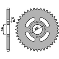  PBR Acél Standard Hátsó Láncszem 838 - 428 egyéb motorkerékpár alkatrész