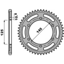  PBR Acél Standard Hátsó Láncszem 869 - 525 egyéb motorkerékpár alkatrész