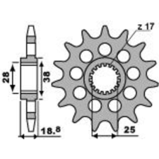 PBR Racing Acél Standard Első Láncszem 2194 - 520 egyéb motorkerékpár alkatrész