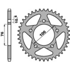 PBR Racing Alumínium Ultra-Könnyű Kemény Anodizált Hátsó Lánckerék 1031 - 520 egyéb motorkerékpár alkatrész