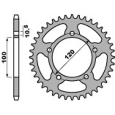 PBR Racing Alumínium Ultra-Könnyű Kemény Anodizált Hátsó Láncszem 4396 - 520 egyéb motorkerékpár alkatrész