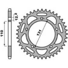 PBR Racing Alumínium Ultra-Könnyű Kemény Anodizált Hátsó Láncszem 4586 - 520 egyéb motorkerékpár alkatrész