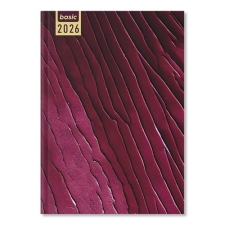 PD Calendar Határidőnapló Period Basic A/5 napi Purple papír 2026 határidőnapló