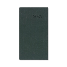PD Calendar Határidőnapló Period Standard Zsebnaptár álló zöld műbőr 2026 határidőnapló