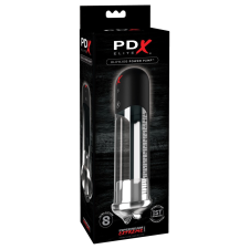 PDX PDX Blowjob - automata péniszpumpa ajkakkal (fekete) péniszpumpa
