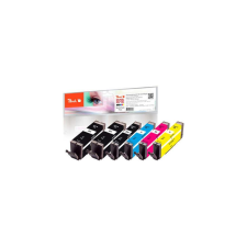 Peach 0F319856 tintapatron 6 db Kompatibilis Fekete, Magenta, Sárga, Cián (PI100-303) nyomtatópatron & toner