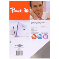 Peach PB100-15 A4 přední, transparentní - balení 25 ks spirálozó gép