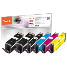Peach PI100-379 tintapatron 6 dB Kompatibilis Nagy (XL) kapacitású Fekete, Cián, Magenta, Sárga (PI100-379) nyomtatópatron & toner
