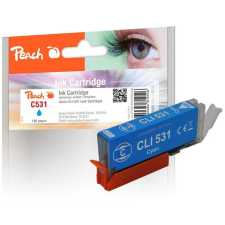 Peach PI100-500 tintapatron 1 db Kompatibilis Standard teljesítmény Cián (PI100-500) nyomtatópatron & toner