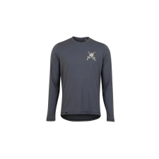 Pearl Izumi Midland férfi hosszú ujjú technikai póló, L-es, sötétszürke férfi póló